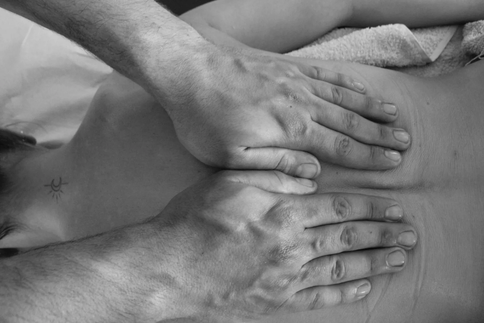 Hands-on Rolfing session